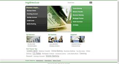 Desktop Screenshot of ingdirect.co